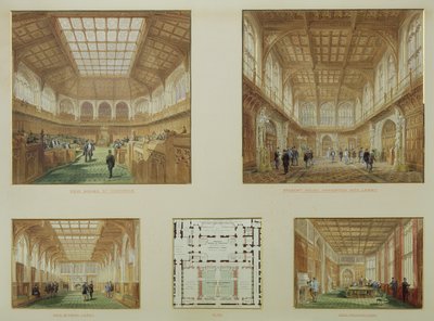 新しい下院、ウェストミンスター宮殿、1868 作： Edward M. Barry