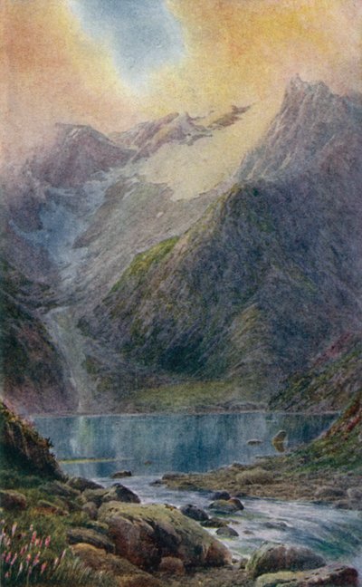 夕暮れのシーシャ湖ナグ 作： Edward Mary Joseph Molyneux