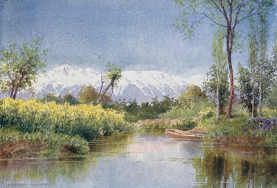 春のダル湖で 作： Edward Mary Joseph Molyneux