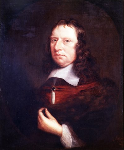 紳士の肖像、c.1655-58（キャンバスに油彩） 作： Edward Mascall