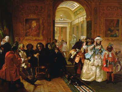 ロードチェスターフィールズアンテルーム1748年、1869年 作： Edward Matthew Ward