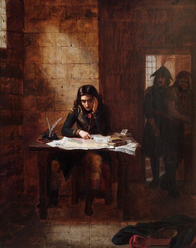 1794 年にニースの刑務所でナポレオン 作： Edward Matthew Ward
