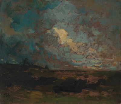 シャワーの後 作： Edward Mitchell Bannister