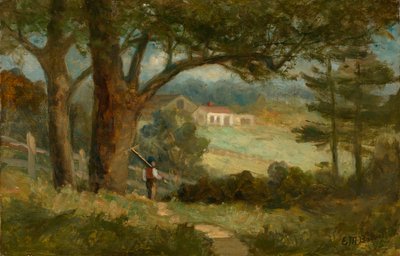 帰国、1895年。 作： Edward Mitchell Bannister