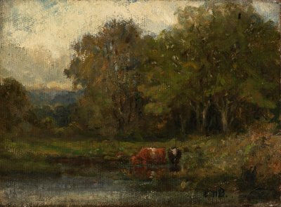 風景、1895年。 作： Edward Mitchell Bannister