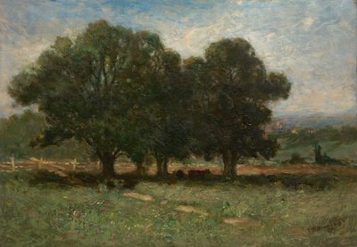 風景、1899年。 作： Edward Mitchell Bannister