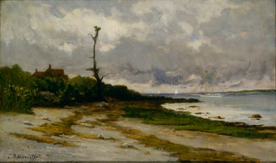 ニューポート近郊の風景。 作： Edward Mitchell Bannister