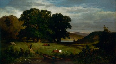 樫の木、1876年。 作： Edward Mitchell Bannister