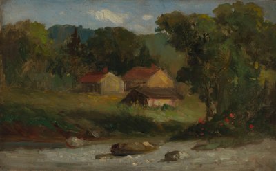 ロッキーファーム、ニューポート 作： Edward Mitchell Bannister