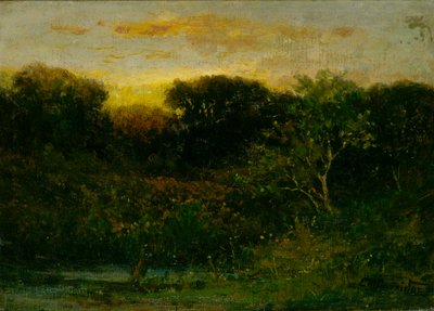 日の出、nd 作： Edward Mitchell Bannister