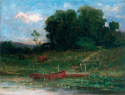 ザ・ファーム・ランディング 作： Edward Mitchell Bannister