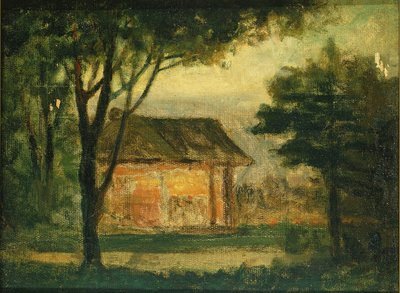 オールド・ホームステッド 作： Edward Mitchell Bannister
