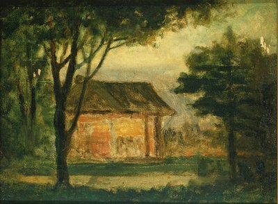 オールド ホームステッド、nd 作： Edward Mitchell Bannister