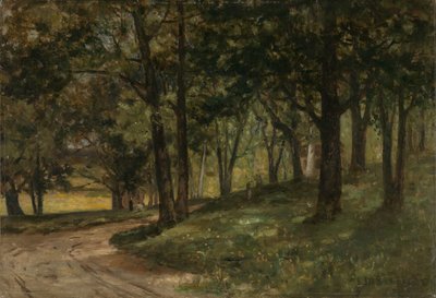 無題（木々のある風景） 作： Edward Mitchell Bannister
