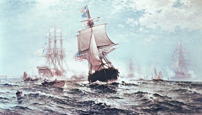 星条旗の初認識 作： Edward Moran