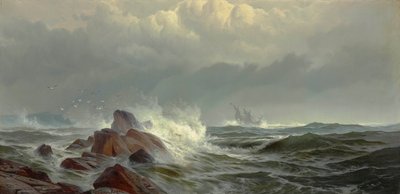 ノーマンの嘆き 1872年 （油彩・キャンバス） 作： Edward Moran