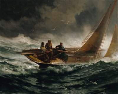 強風を乗り切る 作： Edward Moran