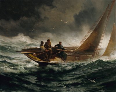 強風に乗って、カリフォルニア州。 1889年。 作： Edward Moran