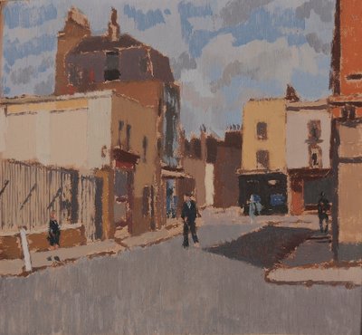 「春の通り」、1923-1943 作： Edward Morland Lewis