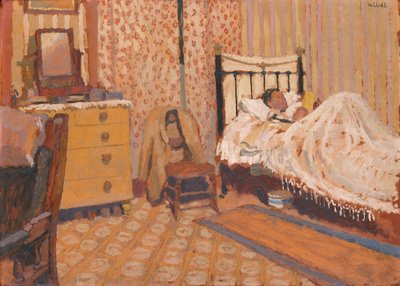 「労働者の寝室」、1930年代 作： Edward Morland Lewis