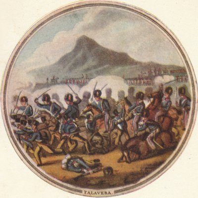 タラベラの戦い、1815年、1910年 作： Edward Orme