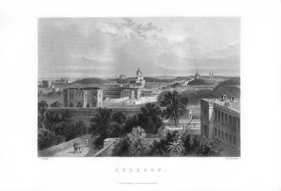 インド、ラクナウ、1893年。 作： Edward Paxman Brandard