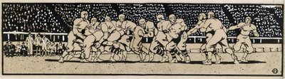 サッカーゲーム 作： Edward Penfield