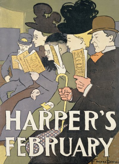 ハーパーの1897年2月 作： Edward Penfield