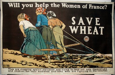 フランスの女性たちを助けてくれますか？ 作： Edward Penfield