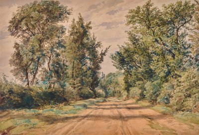 道路のある風景 作： Edward Pretty
