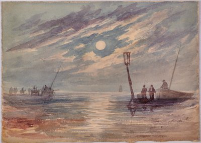 夜の海の風景 作： Edward Pretty