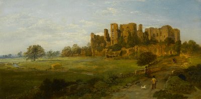 6月の朝、ケニルワース城、1865年 作： Edward Price