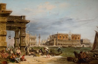 リアルト、ヴェネツィア、1864年。 作： Edward Pritchett