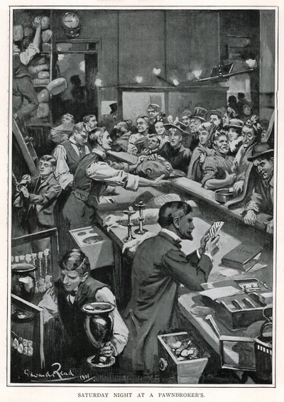 質屋の土曜日の夜 作： Edward R. King
