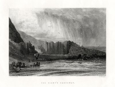 ジャイアンツコーズウェイ、アントリム州、北アイルランド、1884 作： Edward Radclyffe