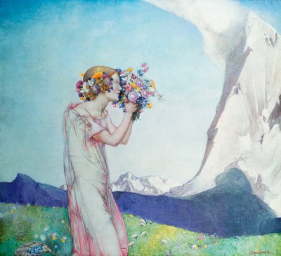 高山植物 作： Edward Reginald Frampton