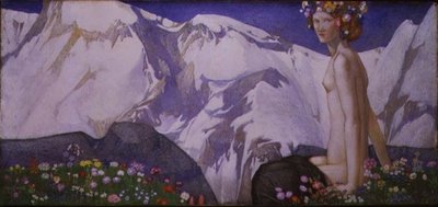 アルプスの植物 作： Edward Reginald Frampton