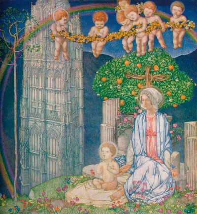 約束の聖母、c1918、1919 作： Edward Reginald Frampton