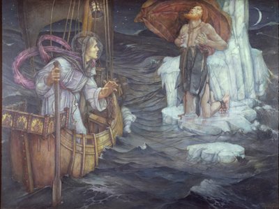 セントブレンダン、1908 作： Edward Reginald Frampton