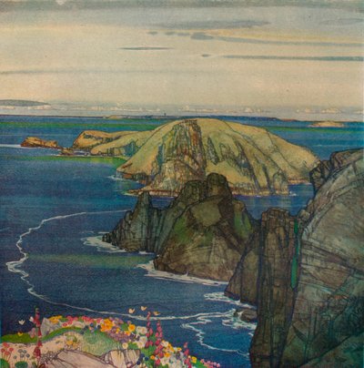 ブレッキュー島、オフサーク、c1921 作： Edward Reginald Frampton