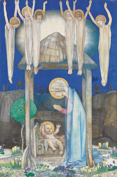キリスト降誕 作： Edward Reginald Frampton