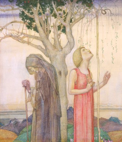 青年および年齢、1923年（卵のテンペラ） 作： Edward Reginald Frampton