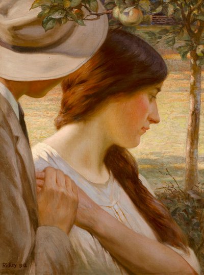 影（キャンバスに油彩） 作： Edward Ridley