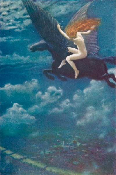 ドリームアイディルAヴァルキリー、1902年、1905年 作： Edward Robert Hughes