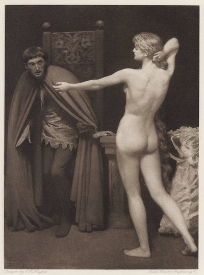 Il Pecorone: Day XVIII, Novel II, The Countess Matilda (litho) 作： Edward Robert Hughes