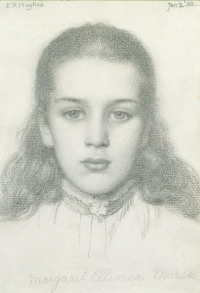 マーガレットエリノールモース、1882年1月2日 作： Edward Robert Hughes