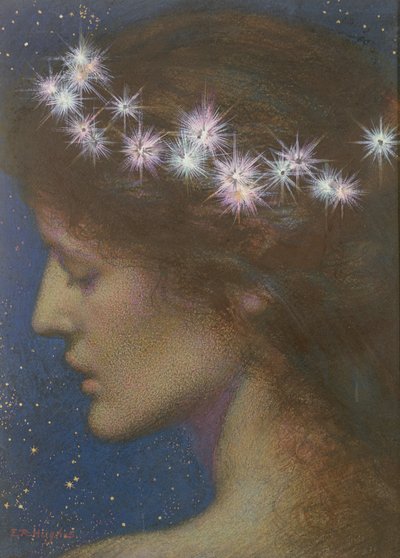 ナイト（紙とトイレの色）（48895を参照） 作： Edward Robert Hughes