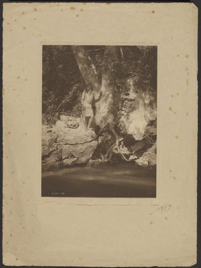 アパッチ＝ブラック・リバー（バイ・ザ・ソカモア） 作： Edward S. Curtis