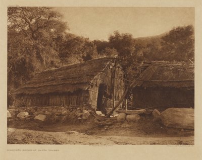 サンタ・イサベルのディエゲニョ・ハウス 作： Edward S. Curtis