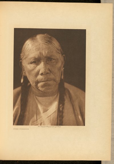 キーチャ - コマンチ族 作： Edward S. Curtis